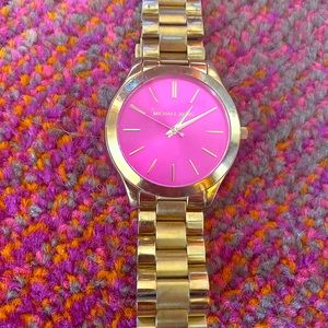 Gold Pink Michael Kors Watch